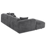 ΚΑΝΑΠΕΣ ΓΩΝΙΑ (ΑΡΙΣΤΕΡΗ) BRICKEN HM3275.04L ΑΝΘΡΑΚΙ ΥΦΑΣΜΑ 110-282x98-160x72Υεκ.-5