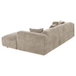 ΚΑΝΑΠΕΣ ΓΩΝΙΑ BRICKEN HM3275.01R ΜΠΕΖ ΥΦΑΣΜΑ 110-282x98-160x72Υεκ.-5