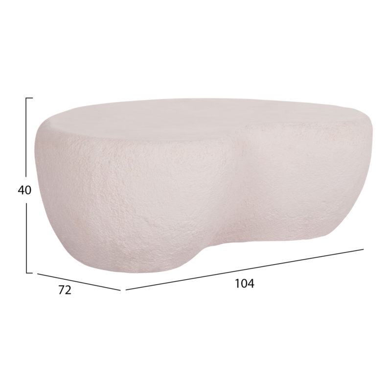 ΤΡΑΠΕΖΙ ΣΑΛΟΝΙΟΥ GERSON HM18151.02S FIBER CEMENT ΣΕ ΛΕΥΚΟ--104x72x40Υεκ.-2