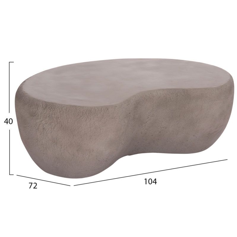 ΤΡΑΠΕΖΙ ΣΑΛΟΝΙΟΥ GERSON HM18151.03S FIBER CEMENT ΣΕ ΓΚΡΙ--104x72x40Υεκ.-2